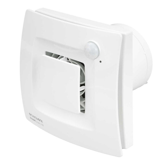Envirovent Silent Dual 100 Ultra Quiet Bathroom Fan With PIR and Humidistat